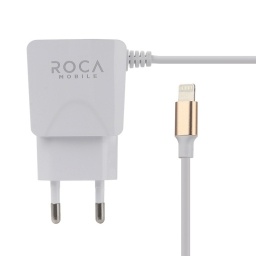 Cargador Inteligente ROCA 2.1A 1 USB Lightning
