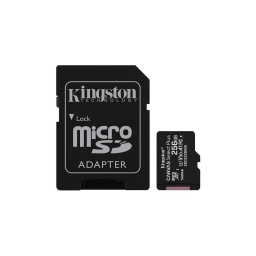 Memoria Micro Sd Kingston 256 Gb C10 100 Mb/S