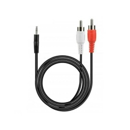 Cable Audio 2 Rca M/1 Plug M 1,8 Mts Anbyte