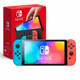 Consola Nintendo Switch OLED Neon azul y rojo