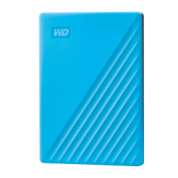 WD My Passport WDBYVG0020BBL - Disco duro - cifrado - 2 TB - externo (portátil) - USB 3.2 Gen 1 - AES de 256 bits - azul