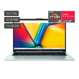 Notebook Asus Vivobook 15,6'' Oled Ryzen 5 16gb 512gb W11
