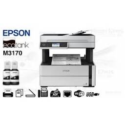 Epson M3170 - Impresora / Escáner / Copiadora - Chorro de tinta - Monocromo - Wi-Fi / USB 2.0 - A4 (210 x 297 mm) / A6 (