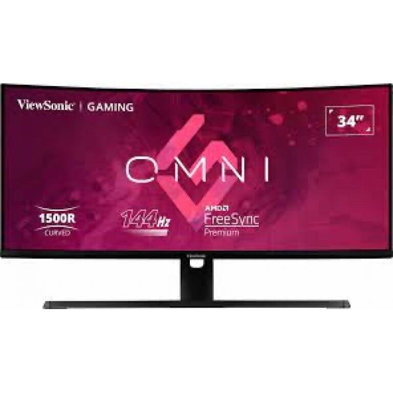 ViewSonic OMNI Gaming VX3418-2KPC - Monitor LED - gaming - curvado - 34 - 3440 x 1440 WQHD