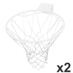 Red x2  de Basketball Para Aro nylon Universal Gismar